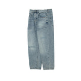 Unisex Jeans Men's Pants Water Washed Hole