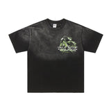 Vale forever vintage pure cotton t-shirt washed and distressed hip hop printingg