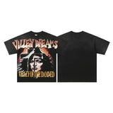 Men's t-shirt with rhinestone print, 100% cotton print