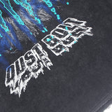 Men T Shirt Washed Distressed Dark Printed Short-Sleeved T-shirt Men Loose Retro