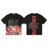 Men's t-shirt with rhinestone print, 100% cotton, american vintage style