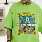 Men T Shirt Short-Sleeved T-shirt Boys Casual Loose