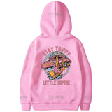 Stay Trippy Little Hippie Print Sweatshirt Hoodie