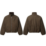 Unisex Down Jacket Winter Lamb Fleece Cotton Jacket