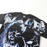 Men's t-shirt with rhinestone print, 100% cotton print