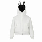 Unisex Down Jacket Winter Doberman Fleece Padded Jacket