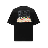 American street retro duaa direct injection printing pure cotton t-shirt g