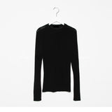 Women Long Sleeve Shirt Women's Long Sleeve T-shirt Autumn and Winter round Neck Bottoming Shirt Top