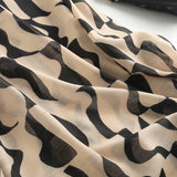 Women T-Shirt Spring/Summer Contrast Color Silk-like Long-Sleeved Shirt