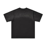 Men's t-shirt with rhinestone print, 100% cotton print