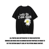 Bathing Ape T Shirt Cartoon Graffiti Little Daisy T-shirt Summer Printed Short Sleeve