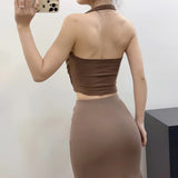 Women Camisole Vest Female Summer Sexy Backless