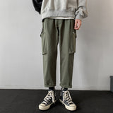 Men Sweatpants Spring Overalls Pants Casual Trousers Loose and Handsome