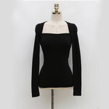 Women Long Sleeve Shirt Women Slimming Long-Sleeved T-shirt Women's Clothing