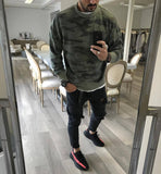 Men Sweater Casual Men's Clothing Fashion Long Sleeve Crew Neck Sweater Men