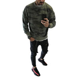 Men Sweater Casual Men's Clothing Fashion Long Sleeve Crew Neck Sweater Men