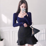 Women Long Sleeve Shirt Women Slimming Long-Sleeved T-shirt Women's Clothing