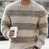 Men Sweater Fall Winter Men Crew Neck Sweater Pullover