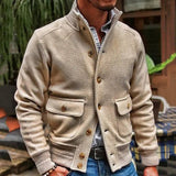 Men Jack Jacket Men Stand Collar Casual Jacket