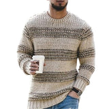 Men Sweater Fall Winter Men Crew Neck Sweater Pullover
