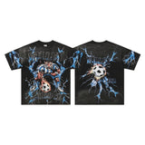 Vale forever vintage pure cotton t-shirt washed and distressed hip hop printingg