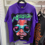 HS T Shirt Creative Cartoon Portrait Printing