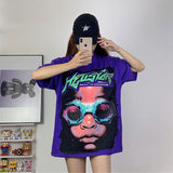 HS T Shirt Creative Cartoon Portrait Printing