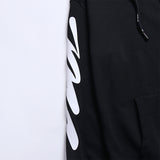 Off OW White Hoodie wavy zebra crossing