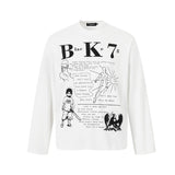 Unisex long-sleeved shirt autum cleanfit printing