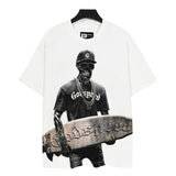 Godspeed men's youth t-shirt - short sleeve, washed print, 100% cotton, american retro style