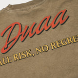 Printingretrovale foreverpure cotton t-shirt washed and distressed g
