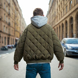 Men Jacket Winter Cotton-Padded Coat Men's Retro Casual