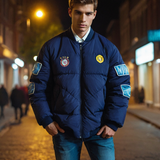 Men Jacket Retro Baseball Uniform Cotton Clothes Men