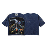 Bkys hot diamond washed pure cotton direct injection printed t-shirt g