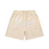 Mixed Emotion T-Shirt Embroidered Lapel Short Sleeve Shorts