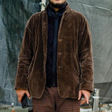 Men Jack Men's Coat Brown Jacket Top