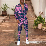 Men's Co-Ords Summer Men's Suit Shirt with Casual Pants