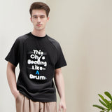 Men T Shirts Summer Printed Short Sleeve