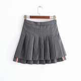 Women Skirt High Waist Pleated Skirt Skirt