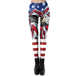 Women's National Flag Day Leggings Printed Leggings
