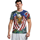 National Flag Day T Shirts Summer Independence Day Short Sleeve Printed T-shirt
