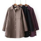 Women T-Shirt Autumn and Winter Clothing Padded Shirt Women's Long Sleeve Loose