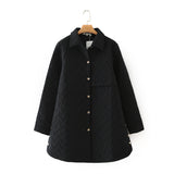 Women T-Shirt Autumn and Winter Clothing Padded Shirt Women's Long Sleeve Loose