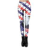 Women's National Flag Day Leggings Printed Leggings