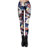 Women's National Flag Day Leggings Printed Leggings