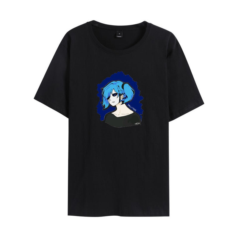Sally Face T Shirts Adventure Puzzle Series Casual Short-Sleeved T-shirt