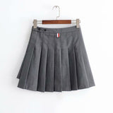 Women Skirt High Waist Pleated Skirt Skirt