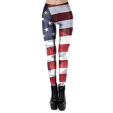Women's National Flag Day Leggings Printed Leggings