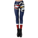 Women's National Flag Day Leggings Printed Leggings