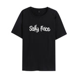 Sally Face T Shirts Adventure Puzzle Series Men and Women Casual Loose-Fitting T-shirt